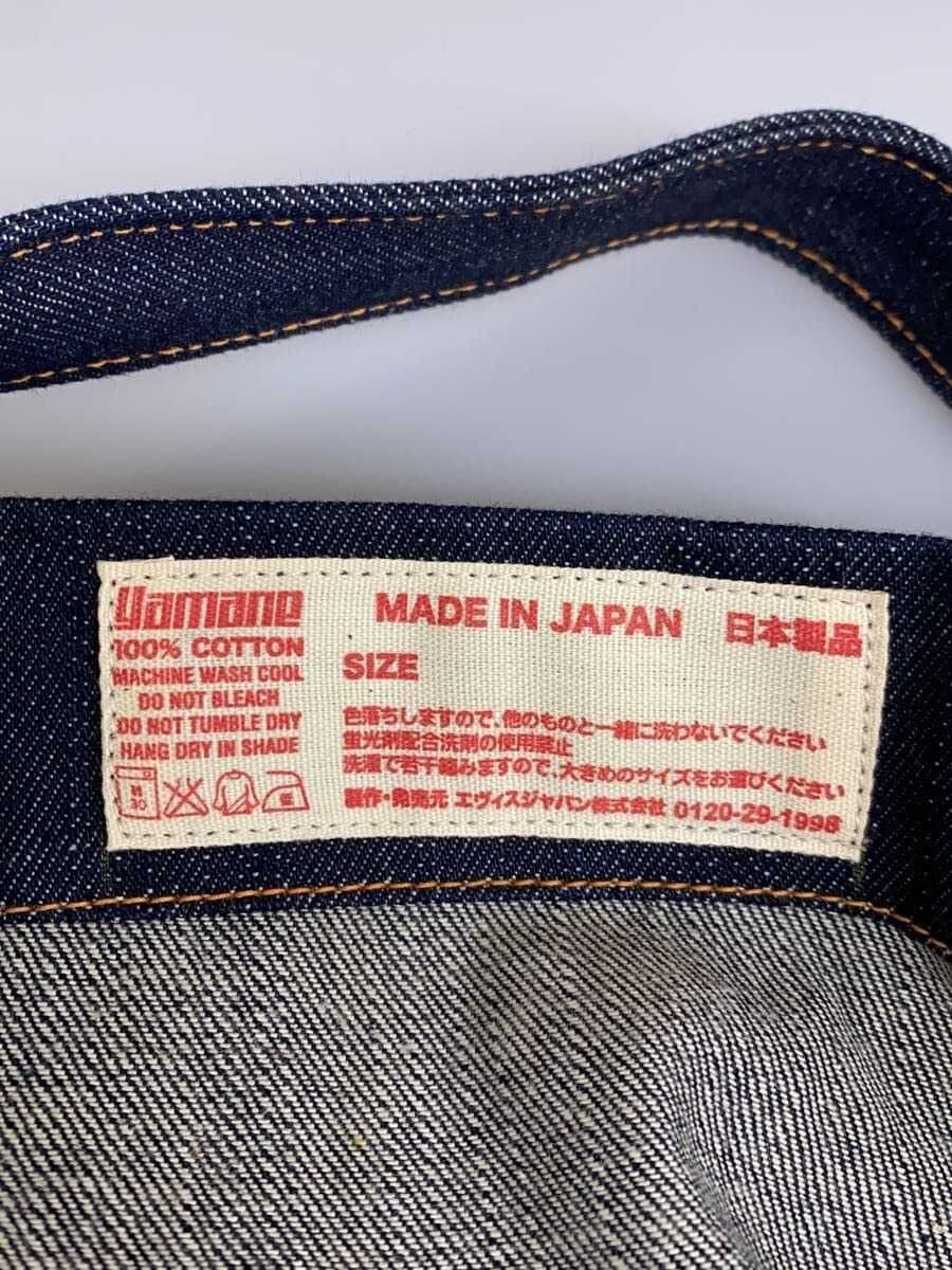 EVISU Shoulder Bag Denim NVY Solid Denim Seagull Messenger Bag 5