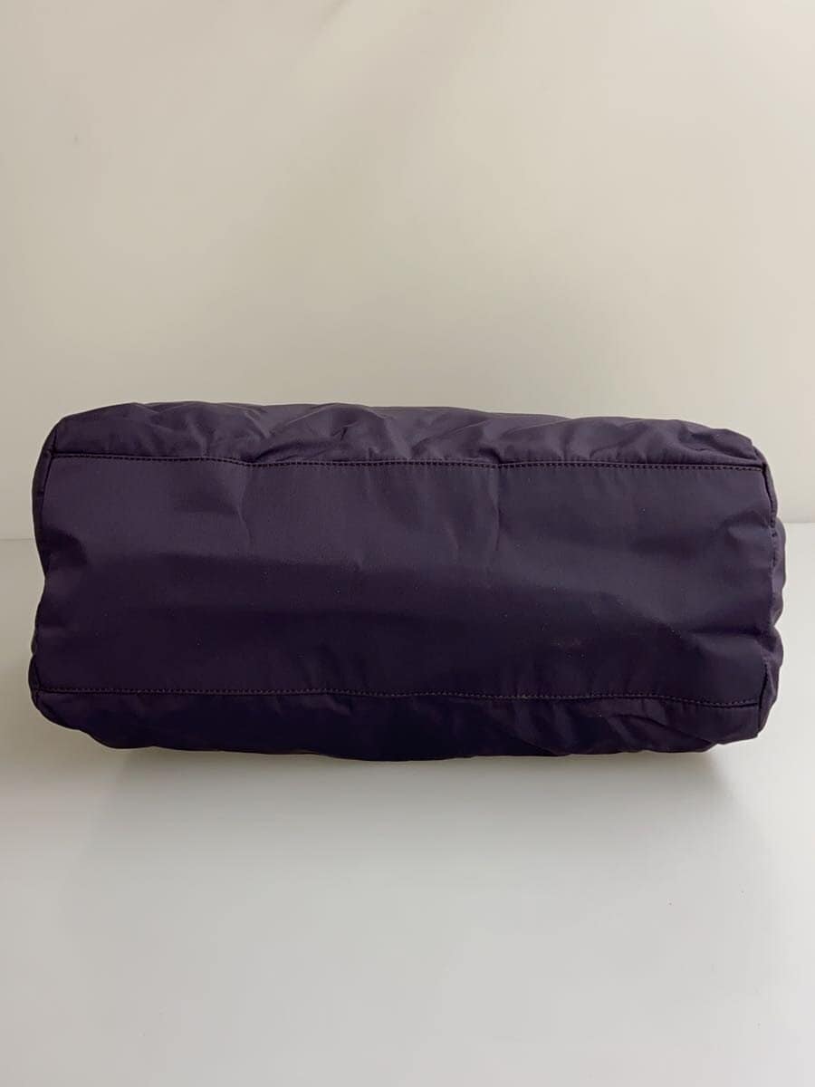 PRADA handbag nylon navy plain 4