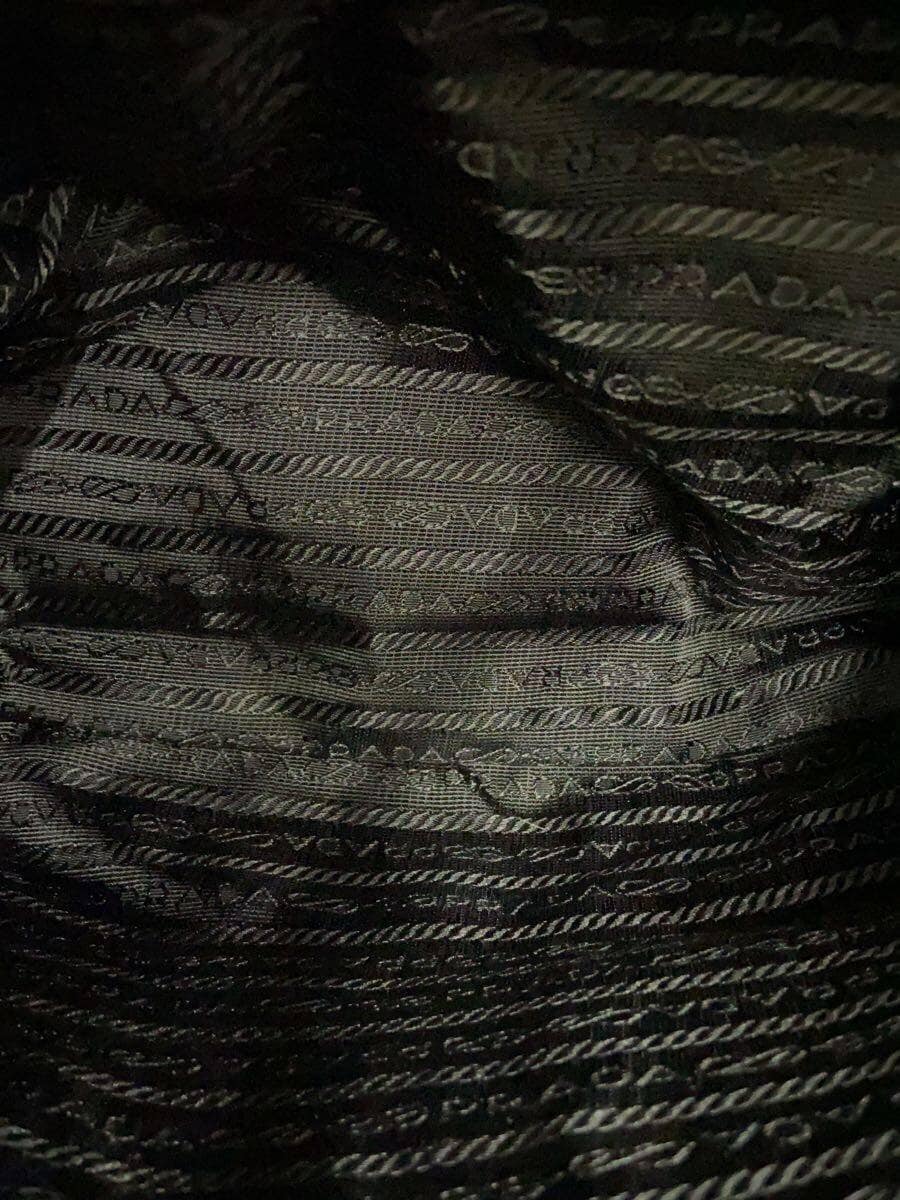 PRADA handbag nylon navy plain 6