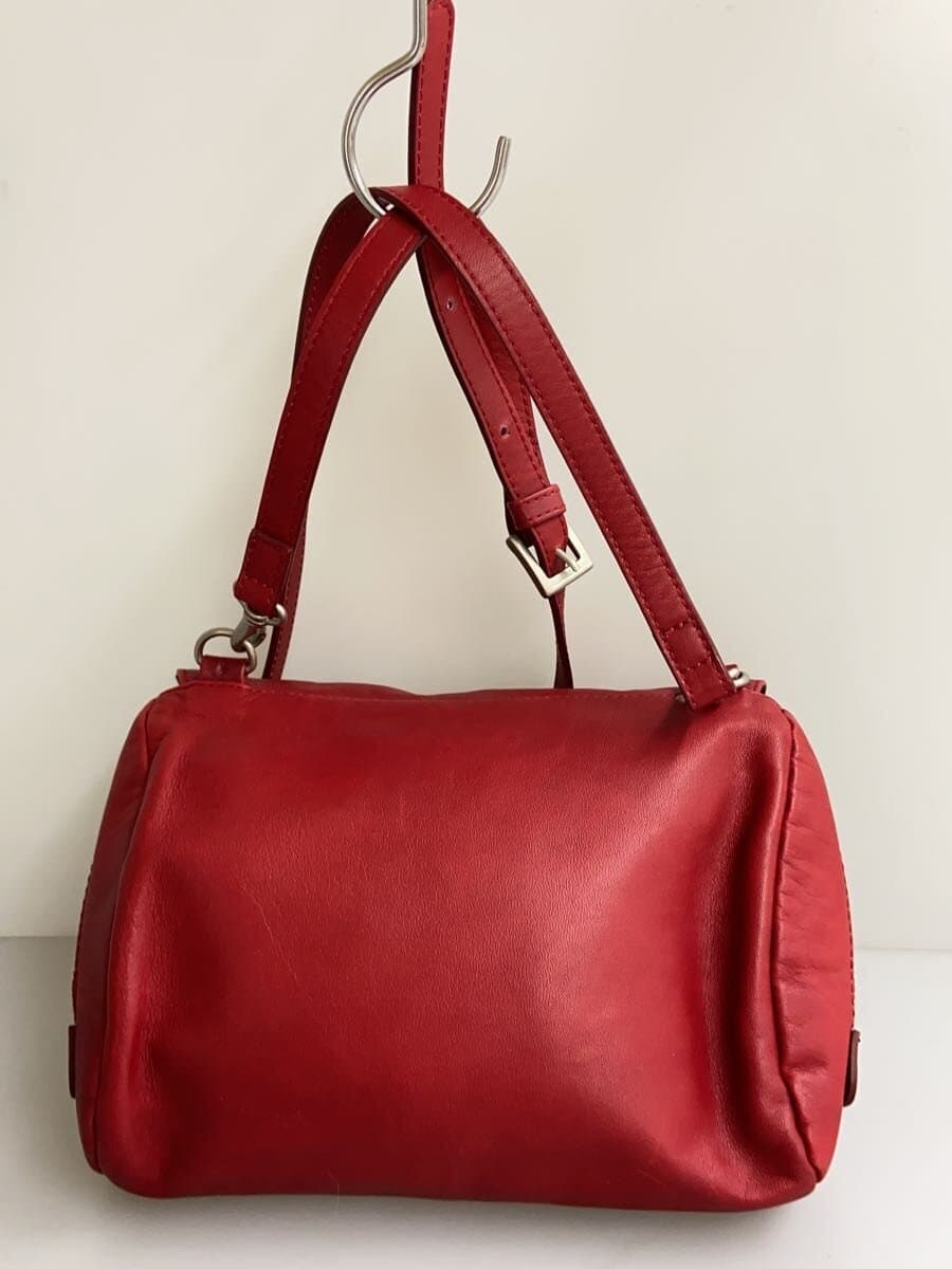 Kawa-kawa shoulder bag Leather RED 3