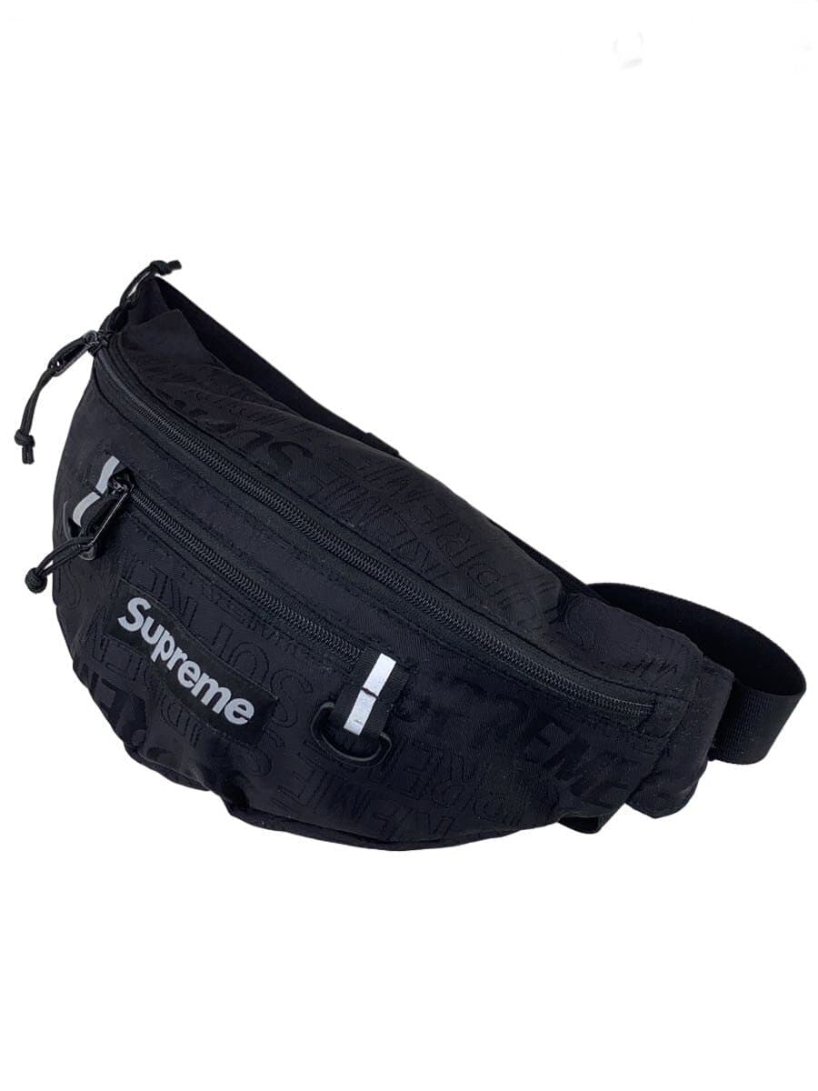 Supreme Waist Bag BLK All Over Pattern 2