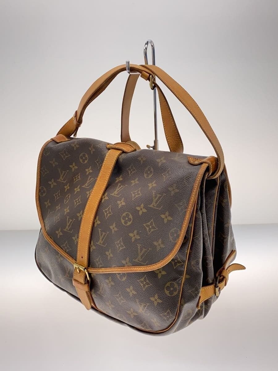 LOUIS VUITTON 1) Somer 35 Monogram Canvas PVC BRW All-over pattern M42254 2