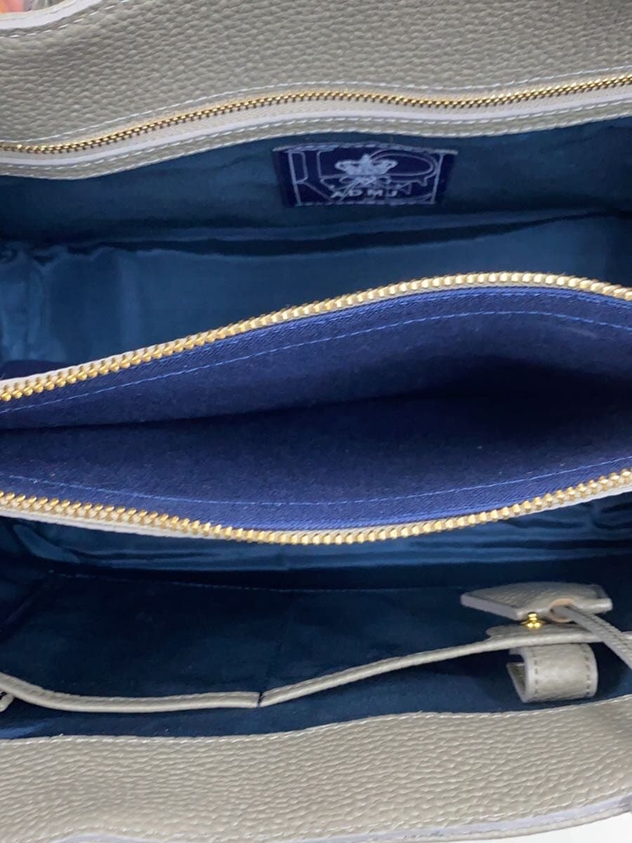 A.D.M.J. Tote Bag Leather GRY 6