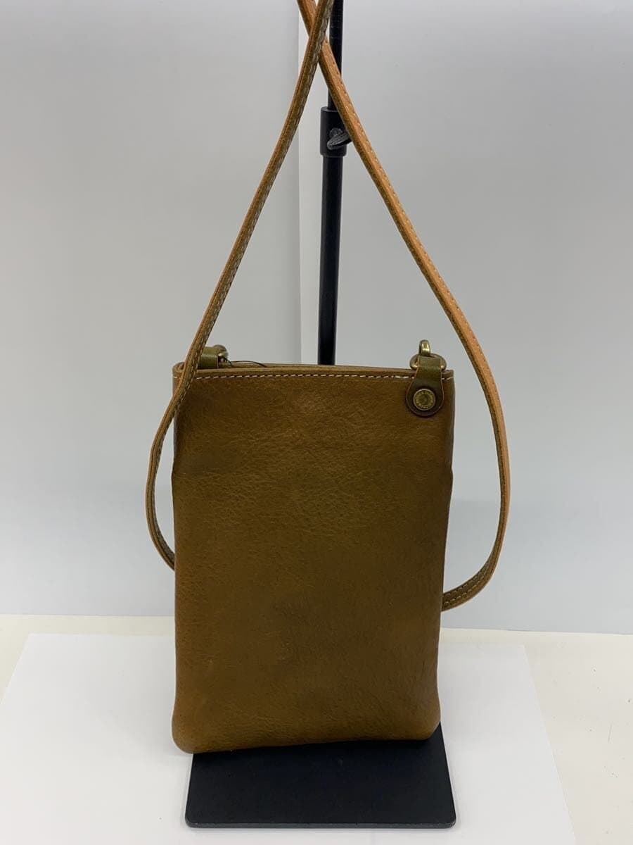 minca Shoulder Bag Leather KHK 3