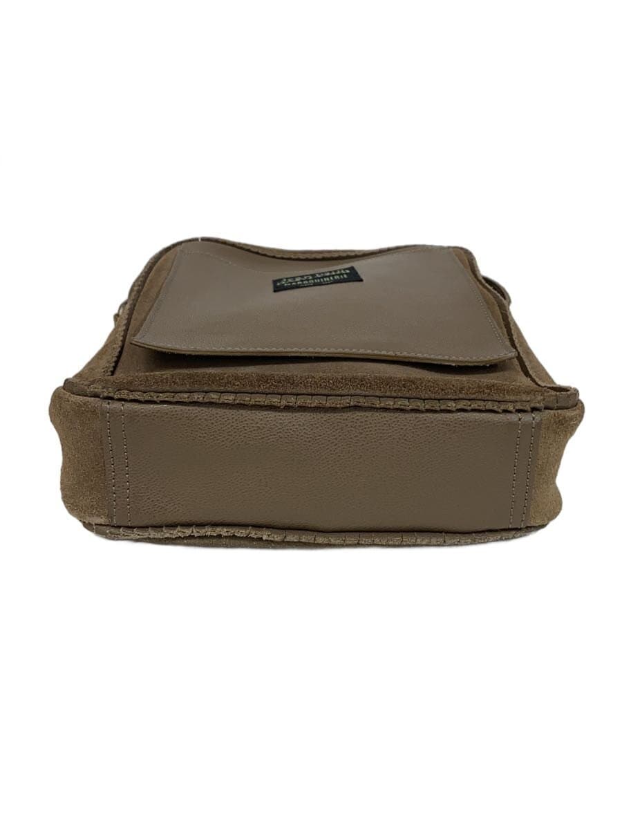 Jean Paul Gaultier Shoulder Bag Leather CML Solid 4