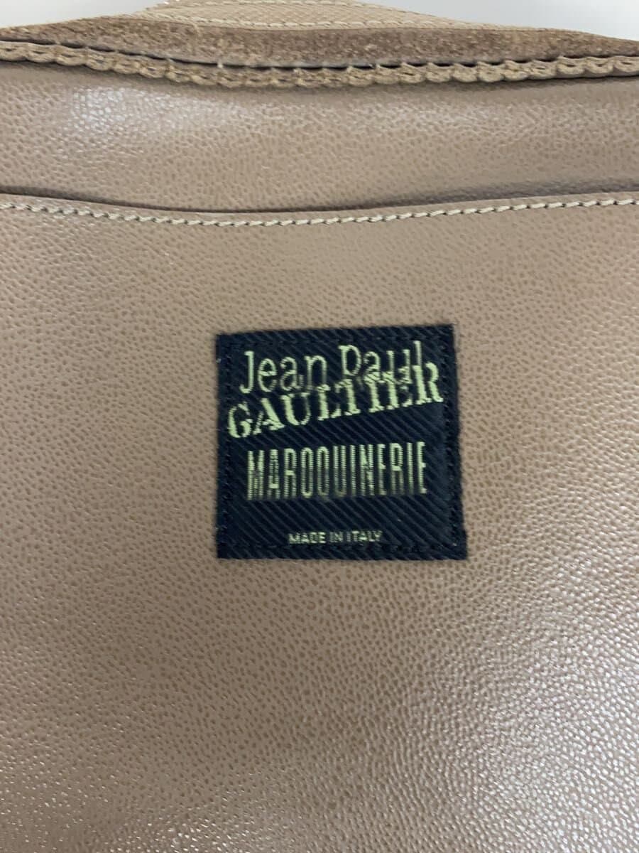 Jean Paul Gaultier Shoulder Bag Leather CML Solid 5