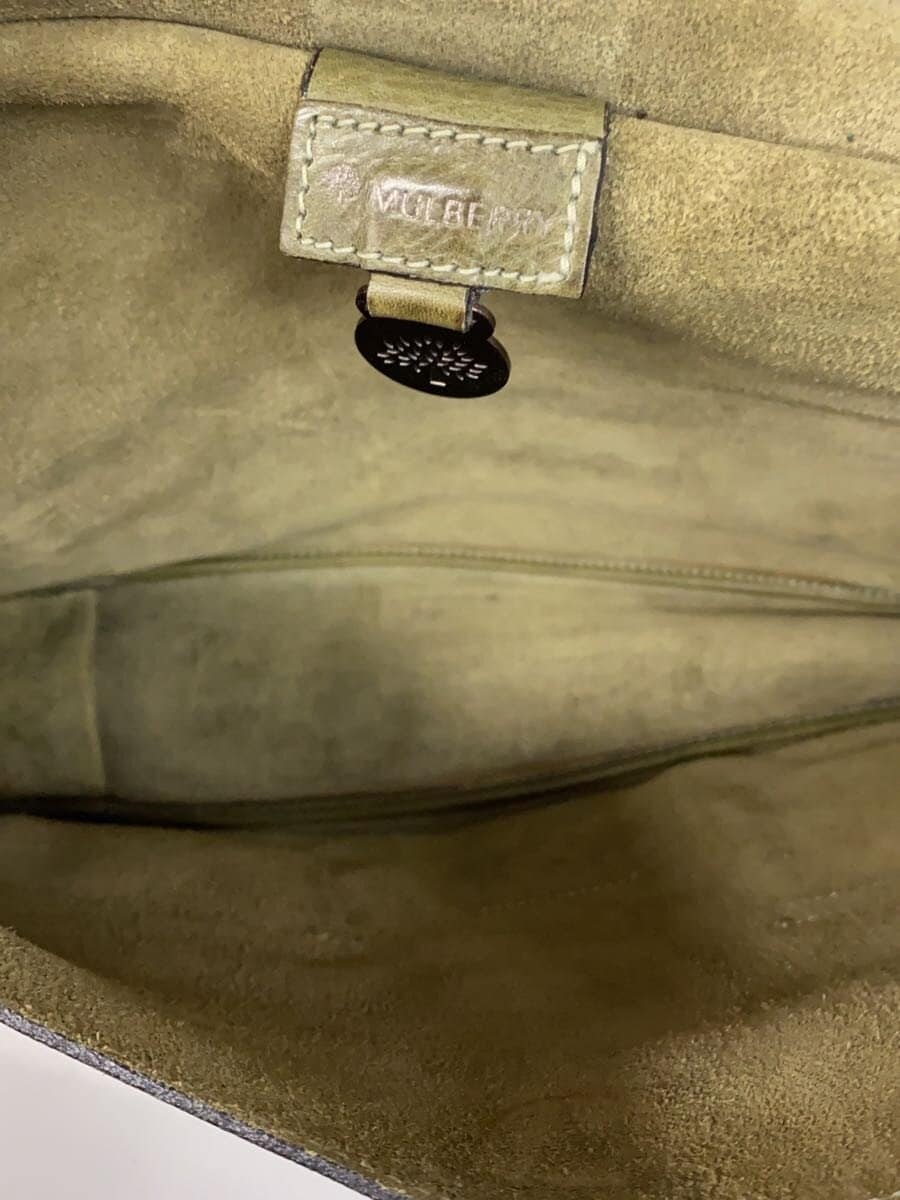 MULBERRY Shoulder Bag Leather KHK Solid 6