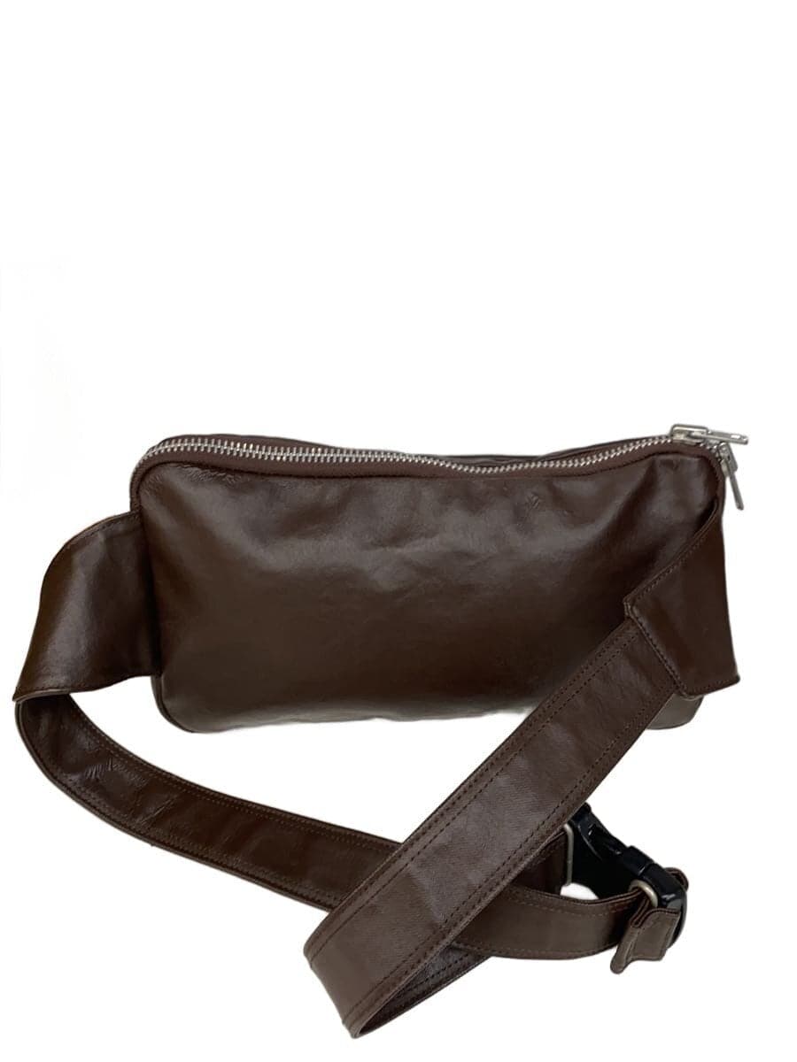 PORTER Shoulder Bag Leather BRW Solid 3
