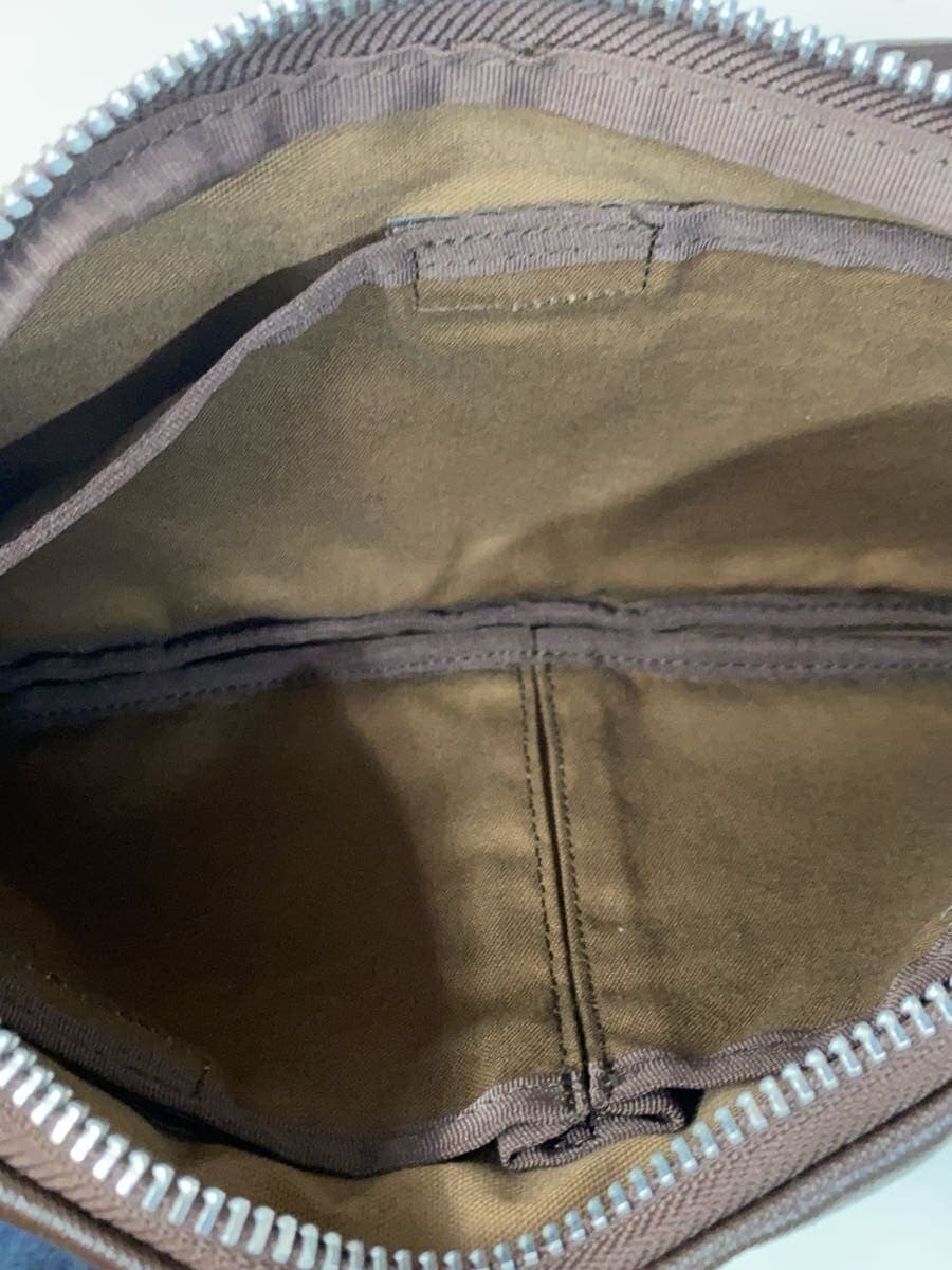 PORTER Shoulder Bag Leather BRW Solid 6