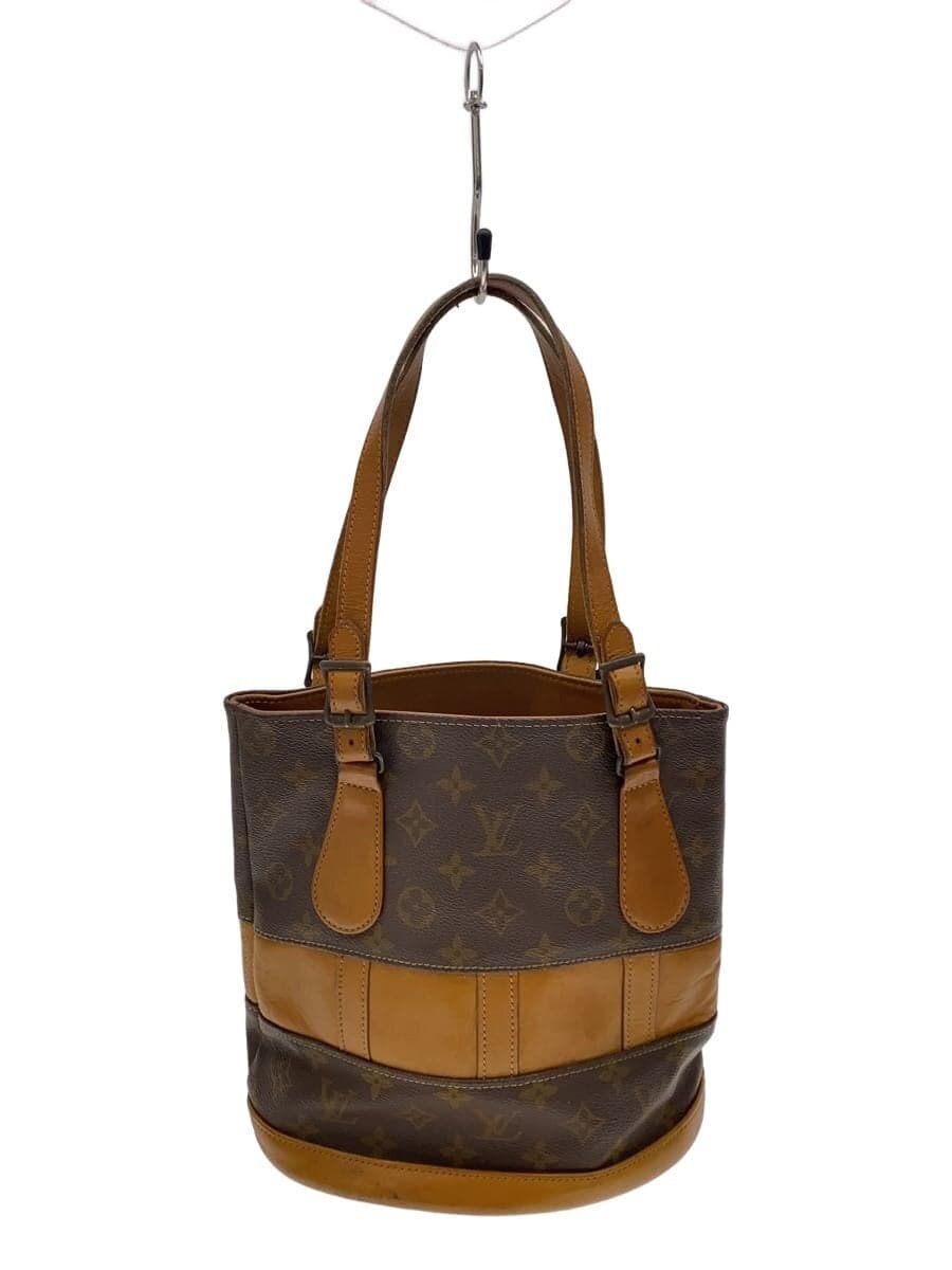 LOUIS VUITTON Bucket PM Monogram Canvas PVC BRW All Over Pattern T42238