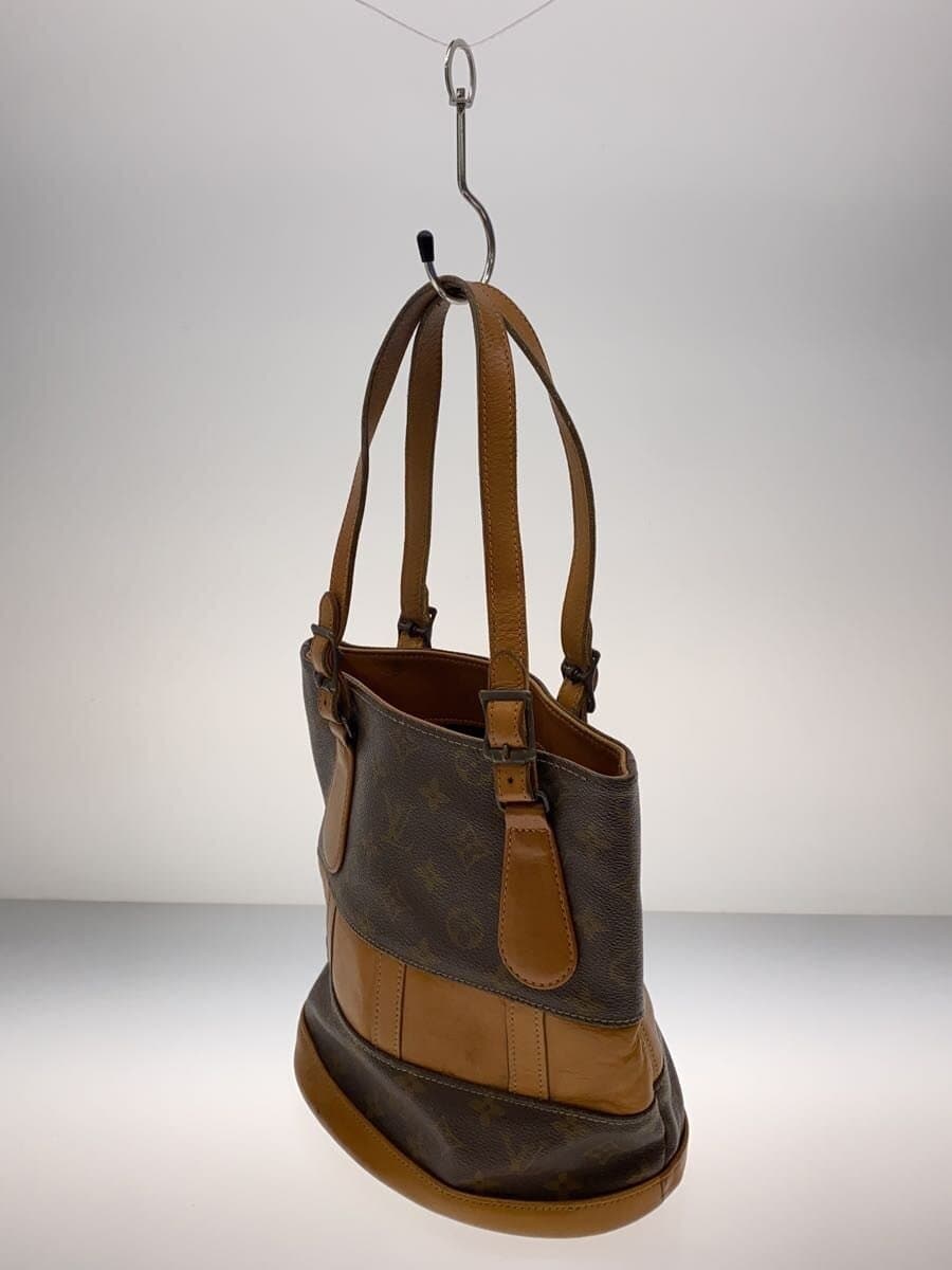 LOUIS VUITTON Bucket PM Monogram Canvas PVC BRW All Over Pattern T42238 2