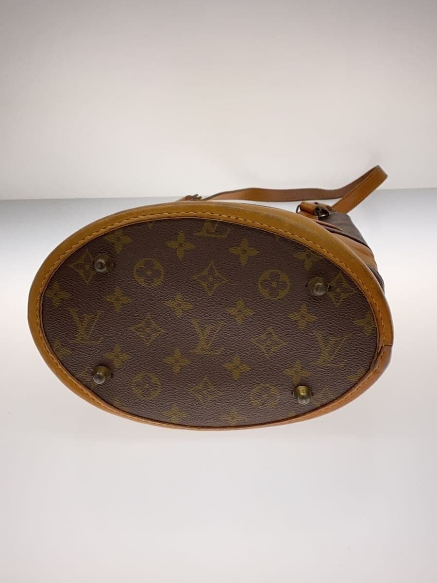 LOUIS VUITTON Bucket PM Monogram Canvas PVC BRW All Over Pattern T42238 4