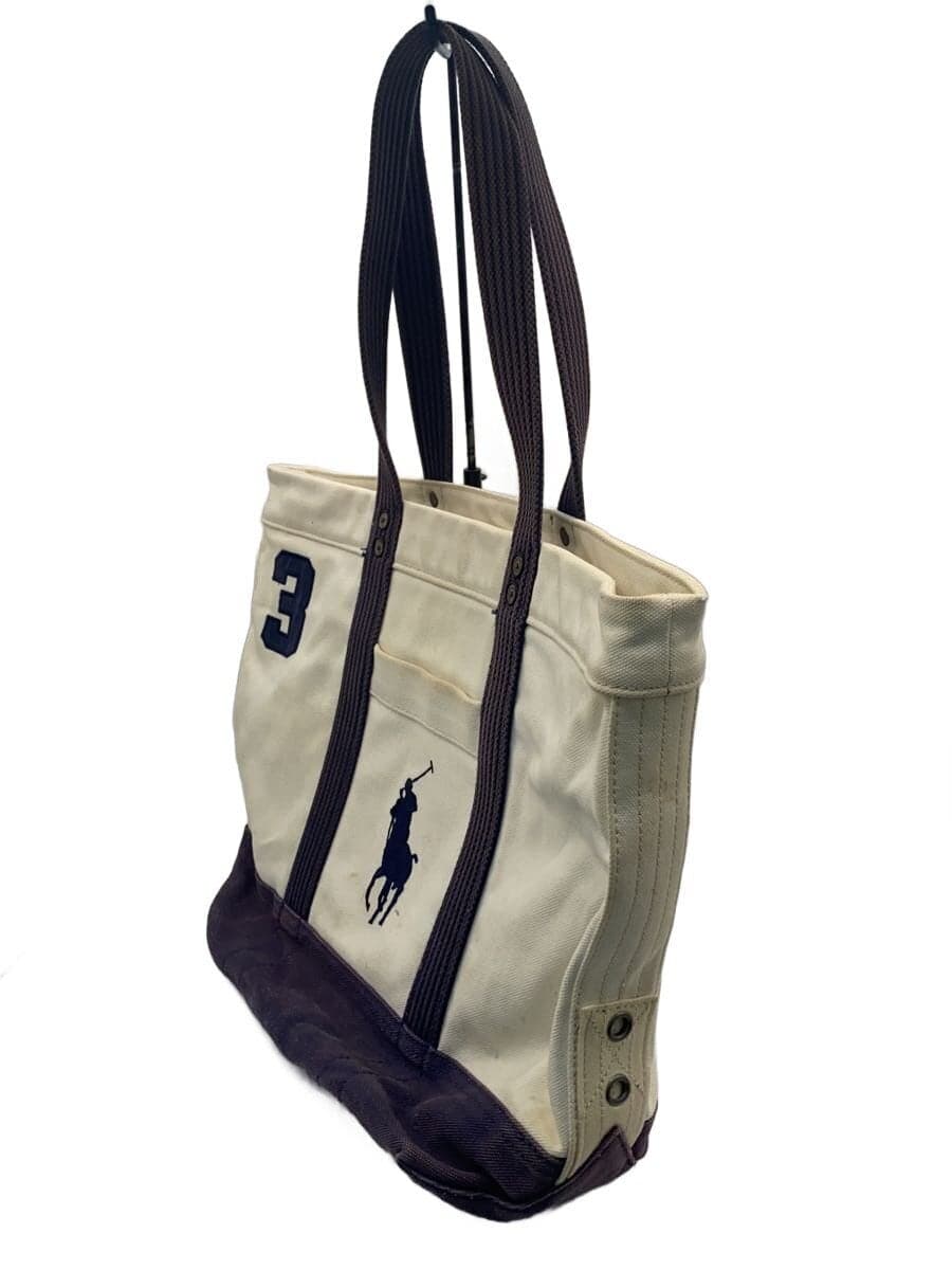 POLO RALPH LAUREN Tote Bag Canvas BEG 2