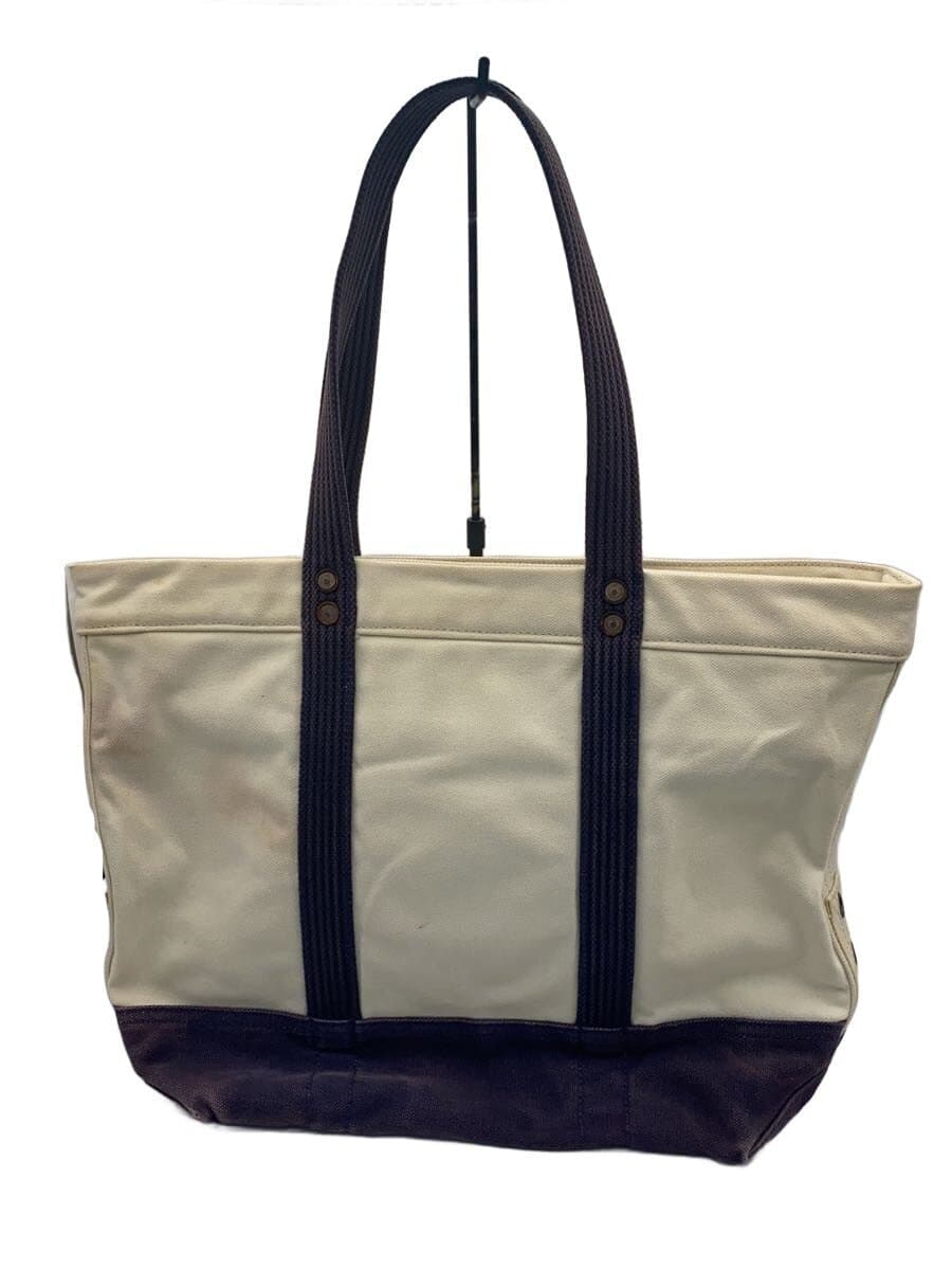 POLO RALPH LAUREN Tote Bag Canvas BEG 3