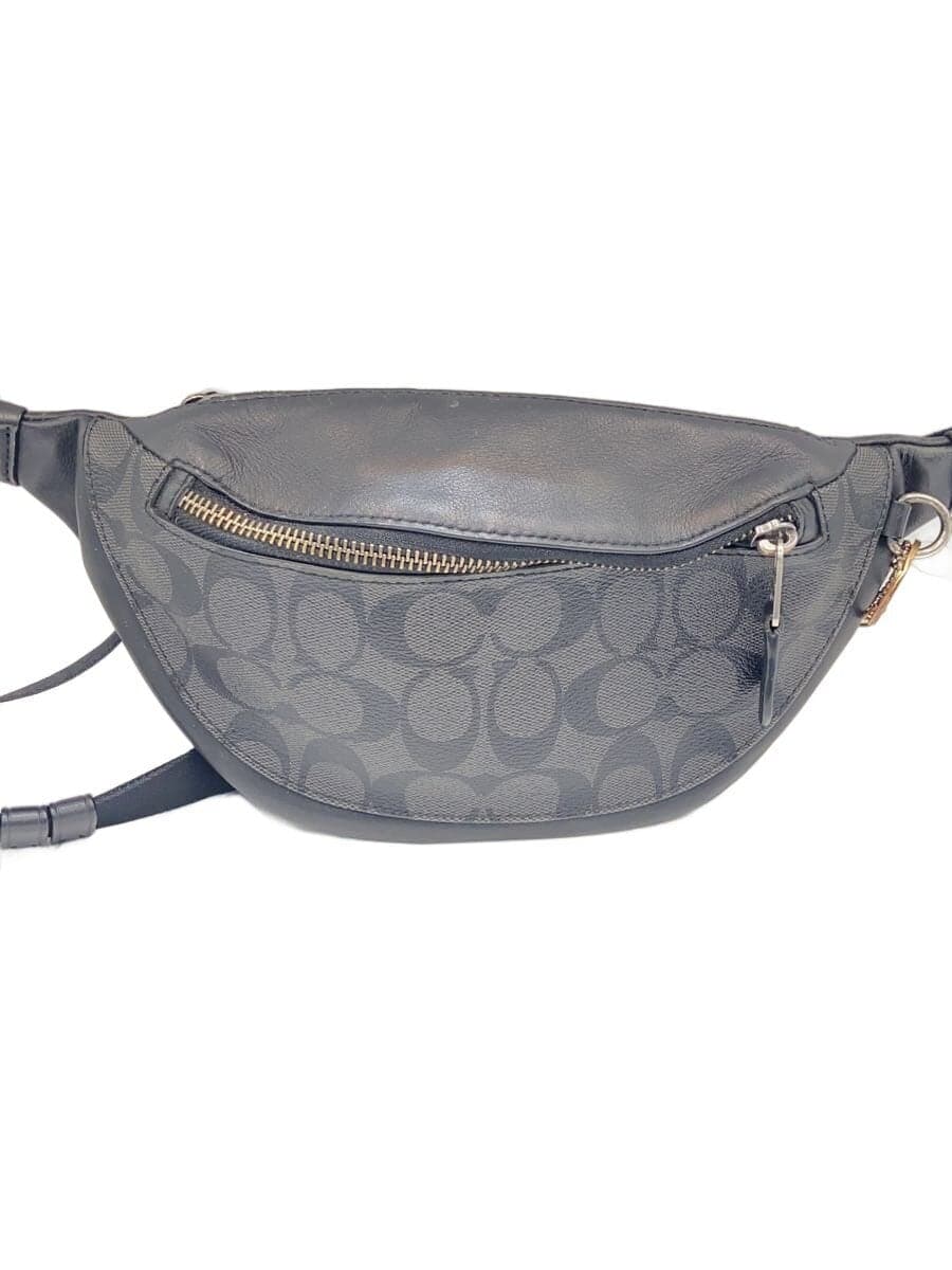 COACH Waist Bag Leather BLK F84711
