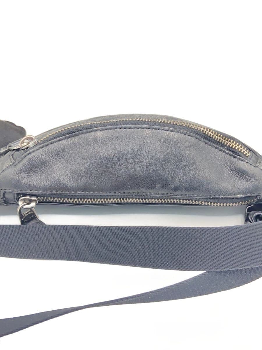 COACH Waist Bag Leather BLK F84711 4