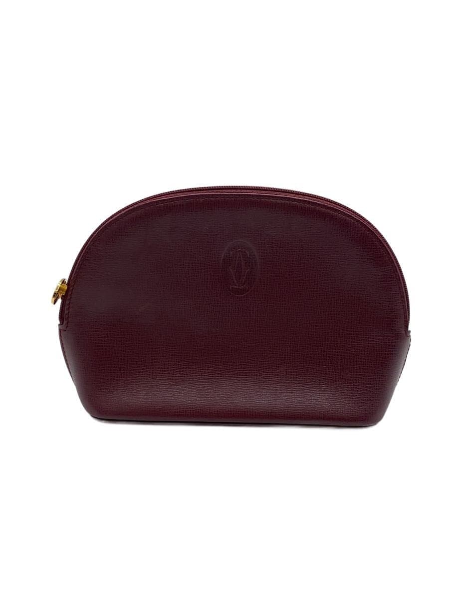 Cartier Pouch Leather RED