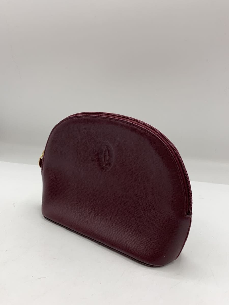 Cartier Pouch Leather RED 2
