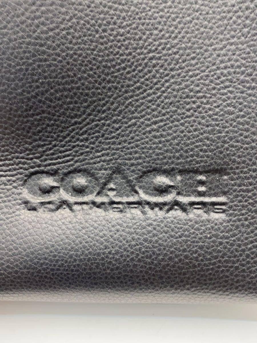 COACH Shoulder Bag Leather BLK cz214 5