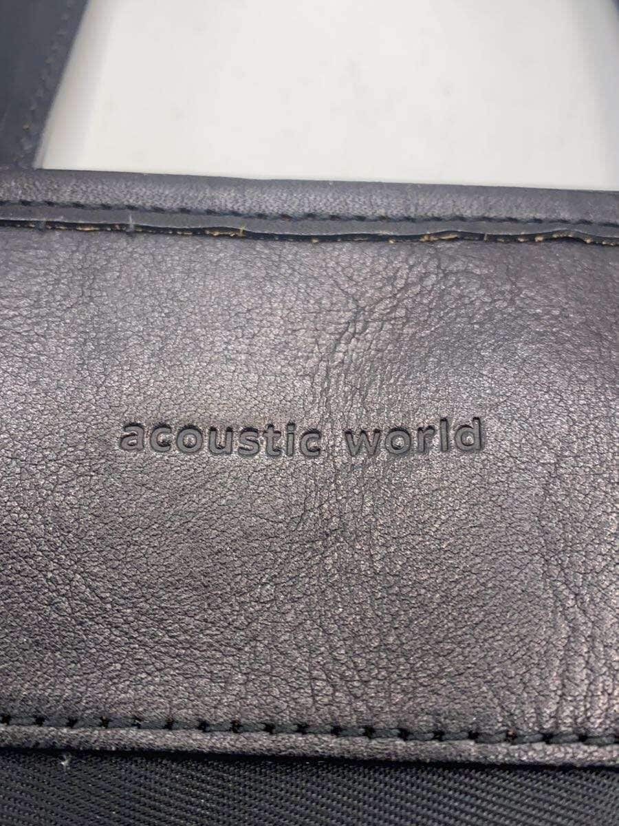acoustic world Tote Bag BLK Solid 5