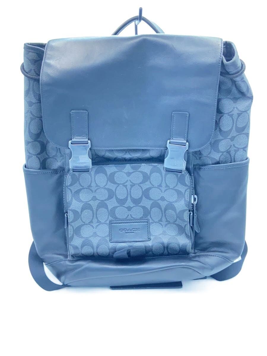 COACH Backpack Leather BLK c2712