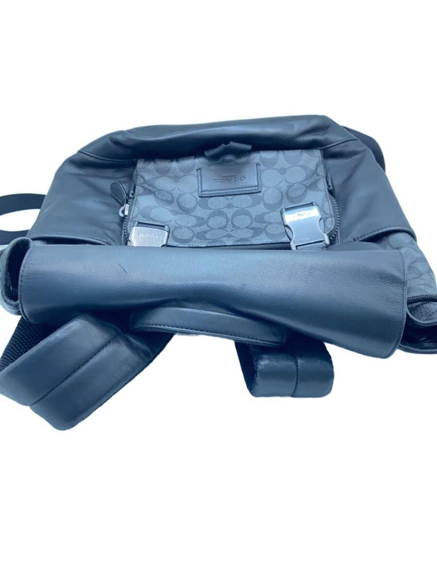 COACH Backpack Leather BLK c2712 4