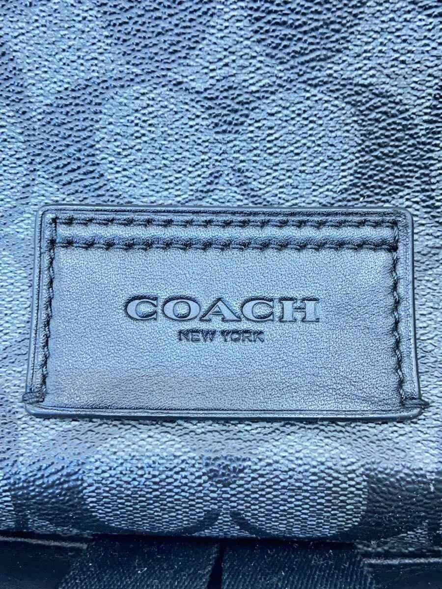 COACH Backpack Leather BLK c2712 5