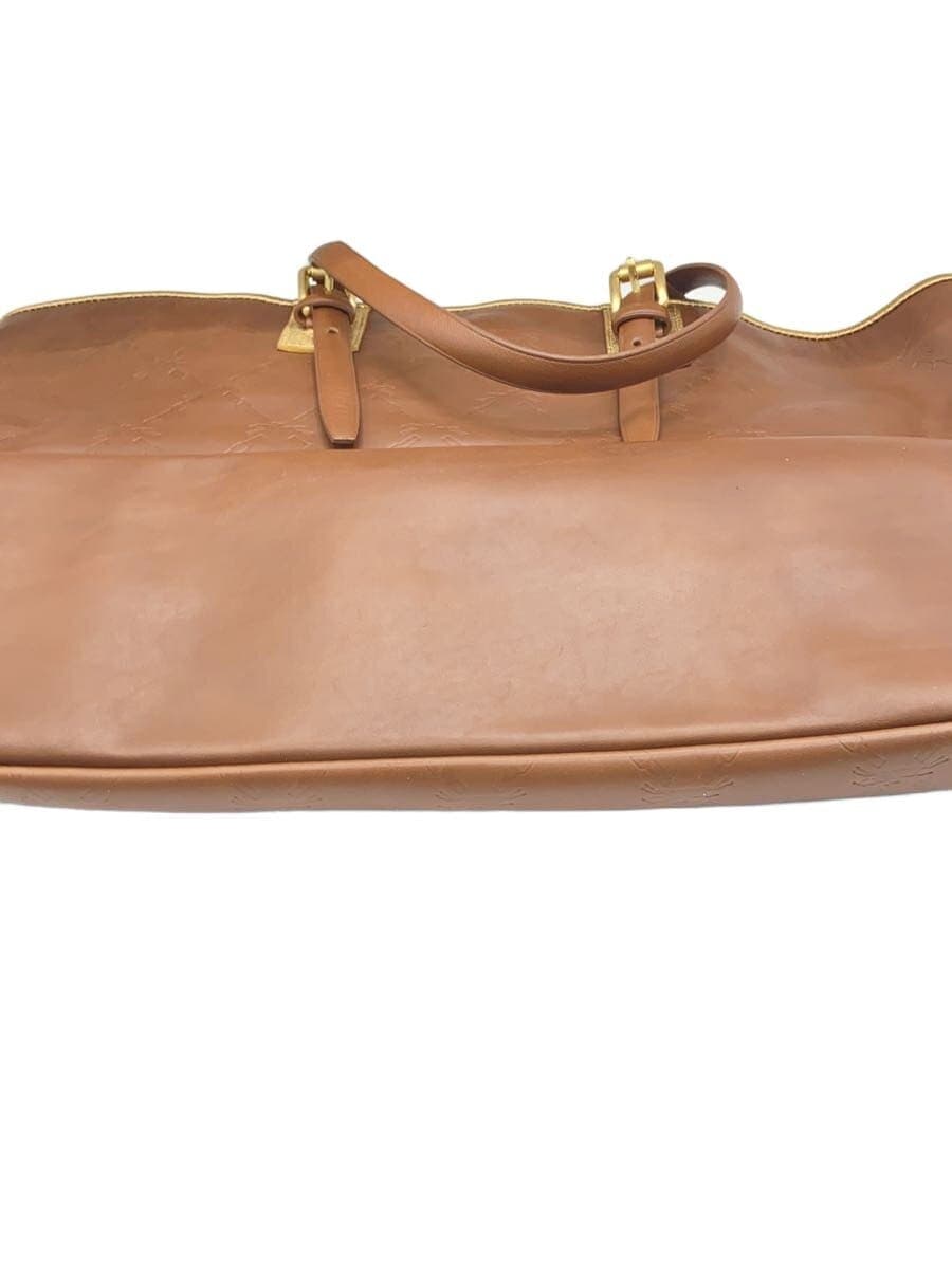 LONGCHAMP Tote Bag Leather BRW 4