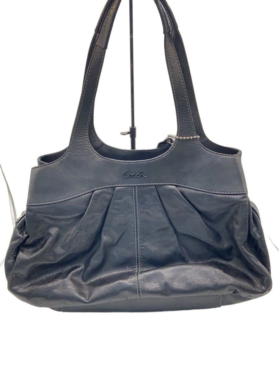 COACH handbag leather black F14052