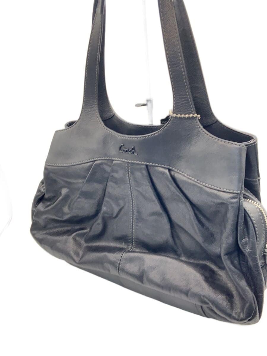 COACH handbag leather black F14052 2