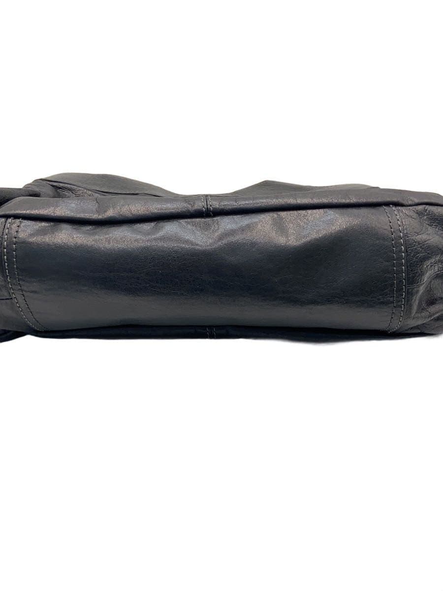 COACH handbag leather black F14052 4