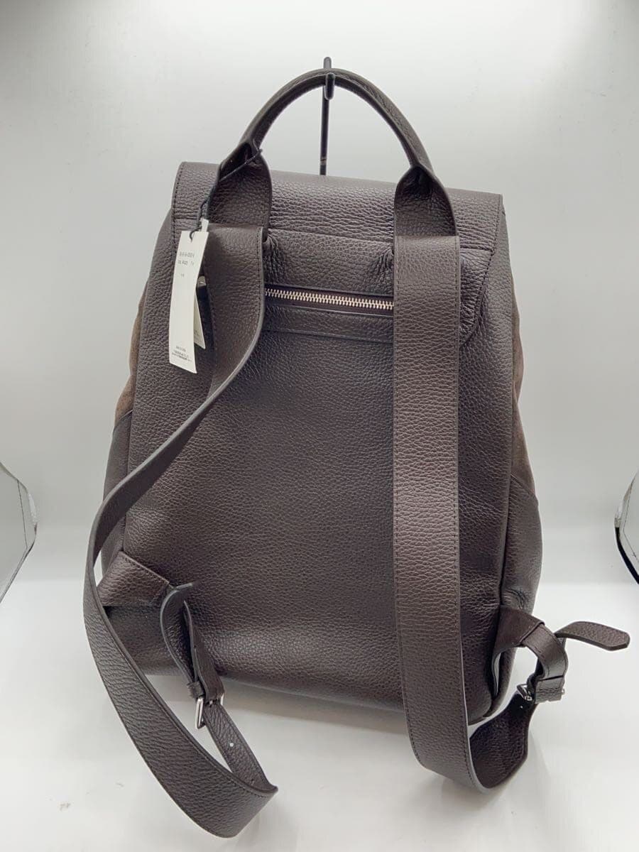 TOMORROWLAND Backpack Suede BRW Solid 65-03-54-03502-K 3