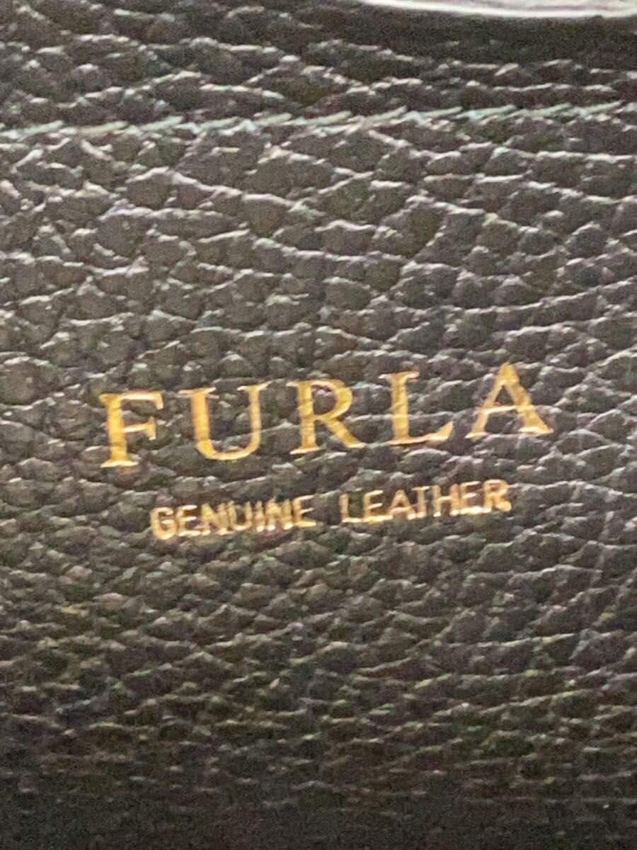 FURLA shoulder bag hair-on-hide RED 5