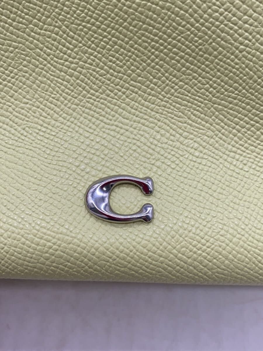 COACH Pouch Leather CRM C3489 5