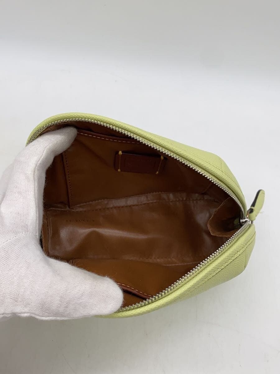 COACH Pouch Leather CRM C3489 6