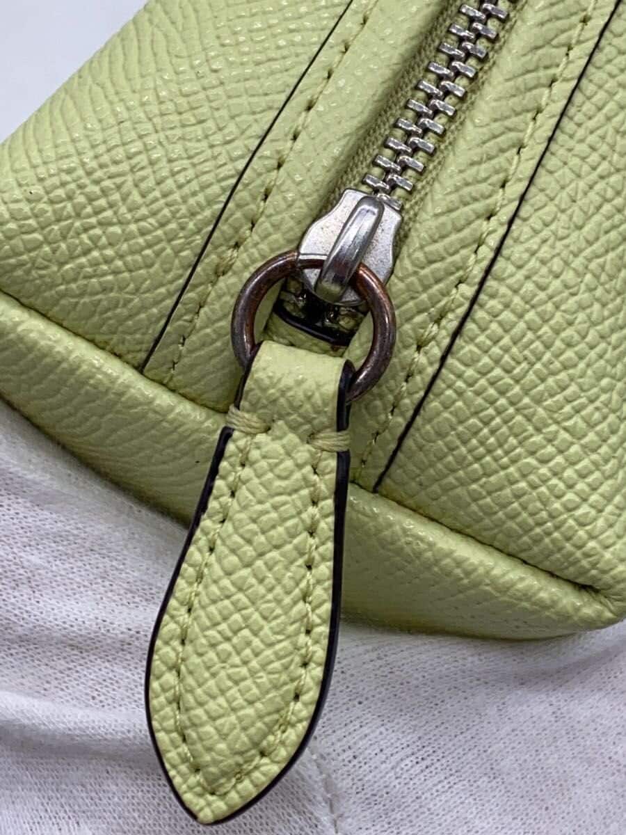 COACH Pouch Leather CRM C3489 8