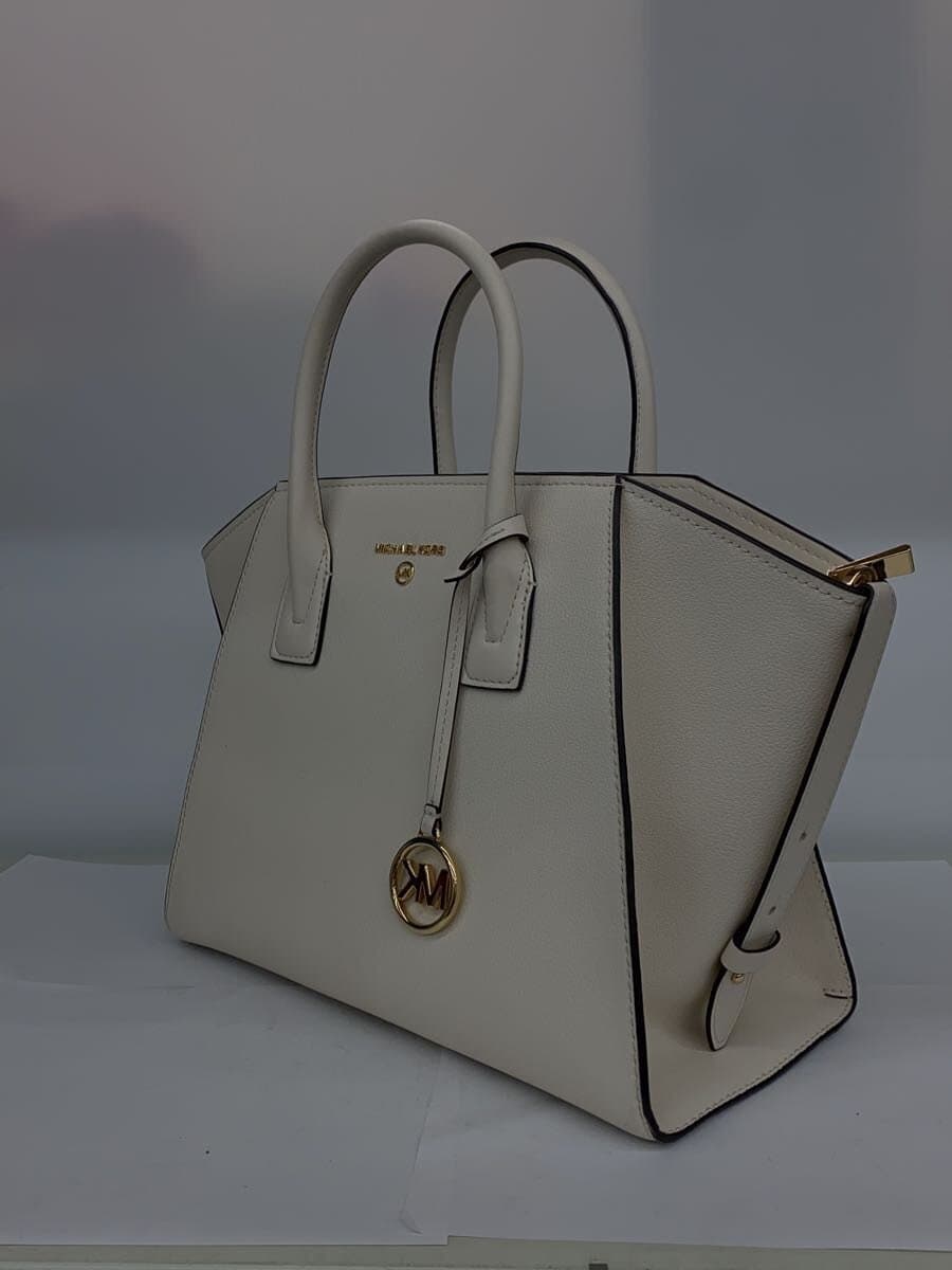 MICHAEL KORS Handbag Leather WHT 30F2G4VS3L 2