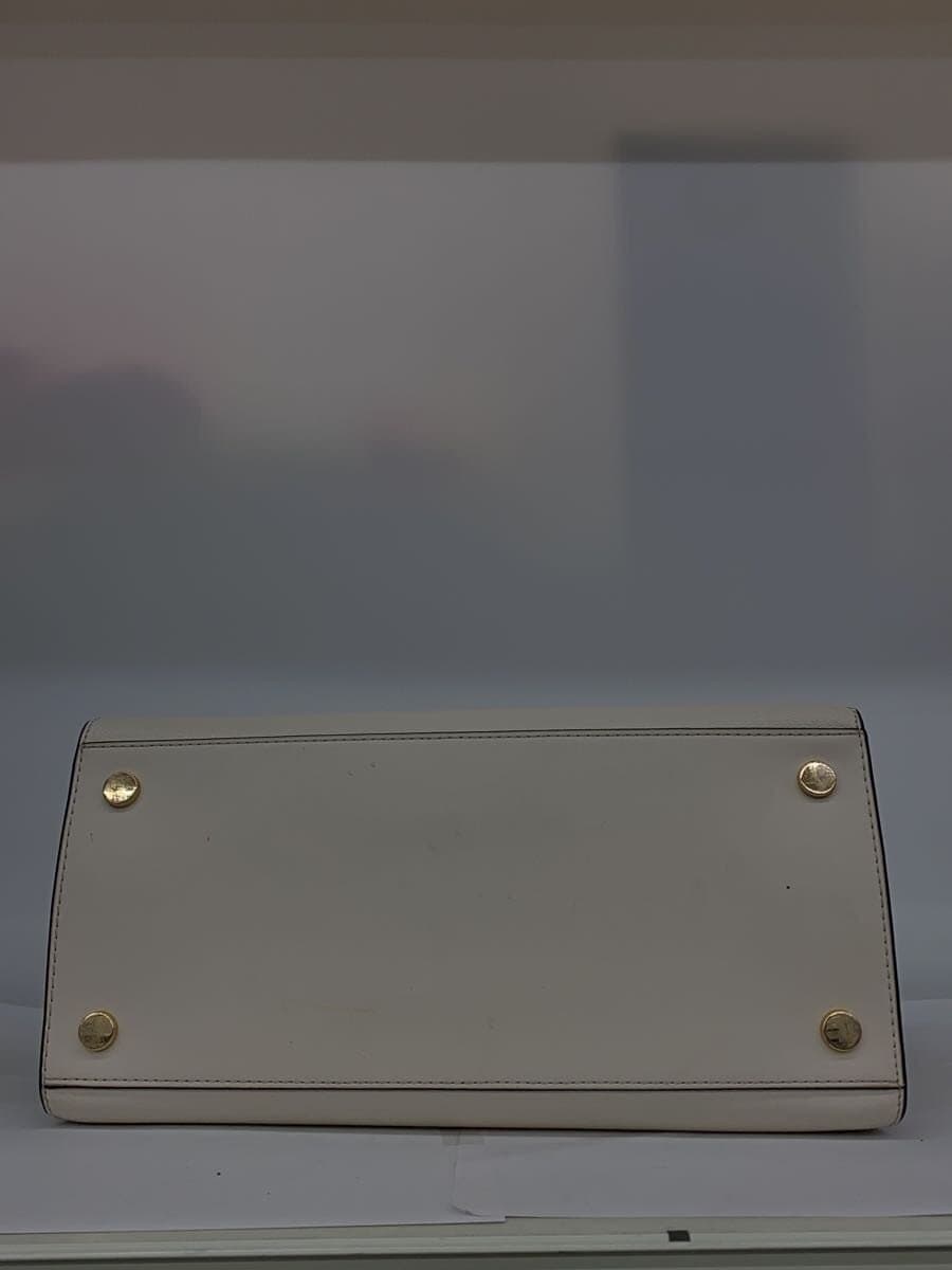 MICHAEL KORS Handbag Leather WHT 30F2G4VS3L 4
