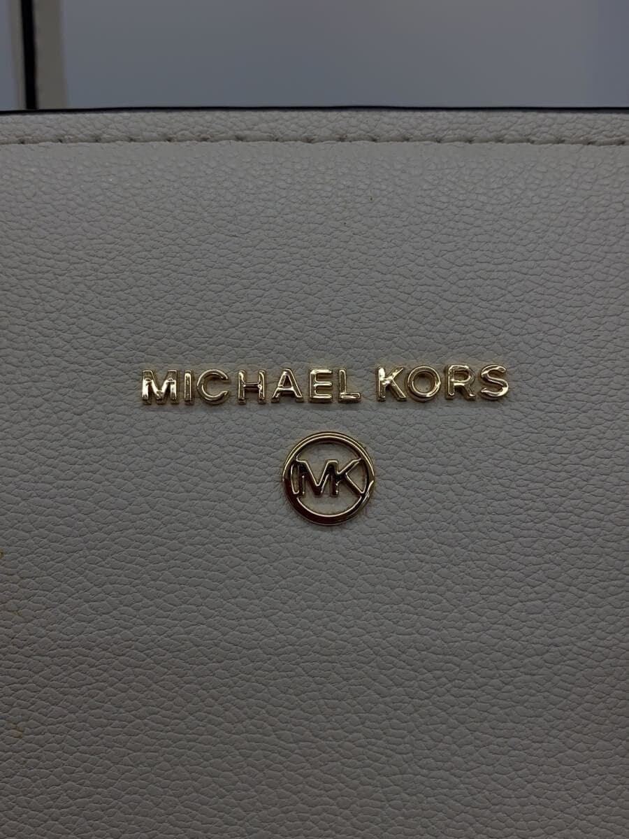 MICHAEL KORS Handbag Leather WHT 30F2G4VS3L 5