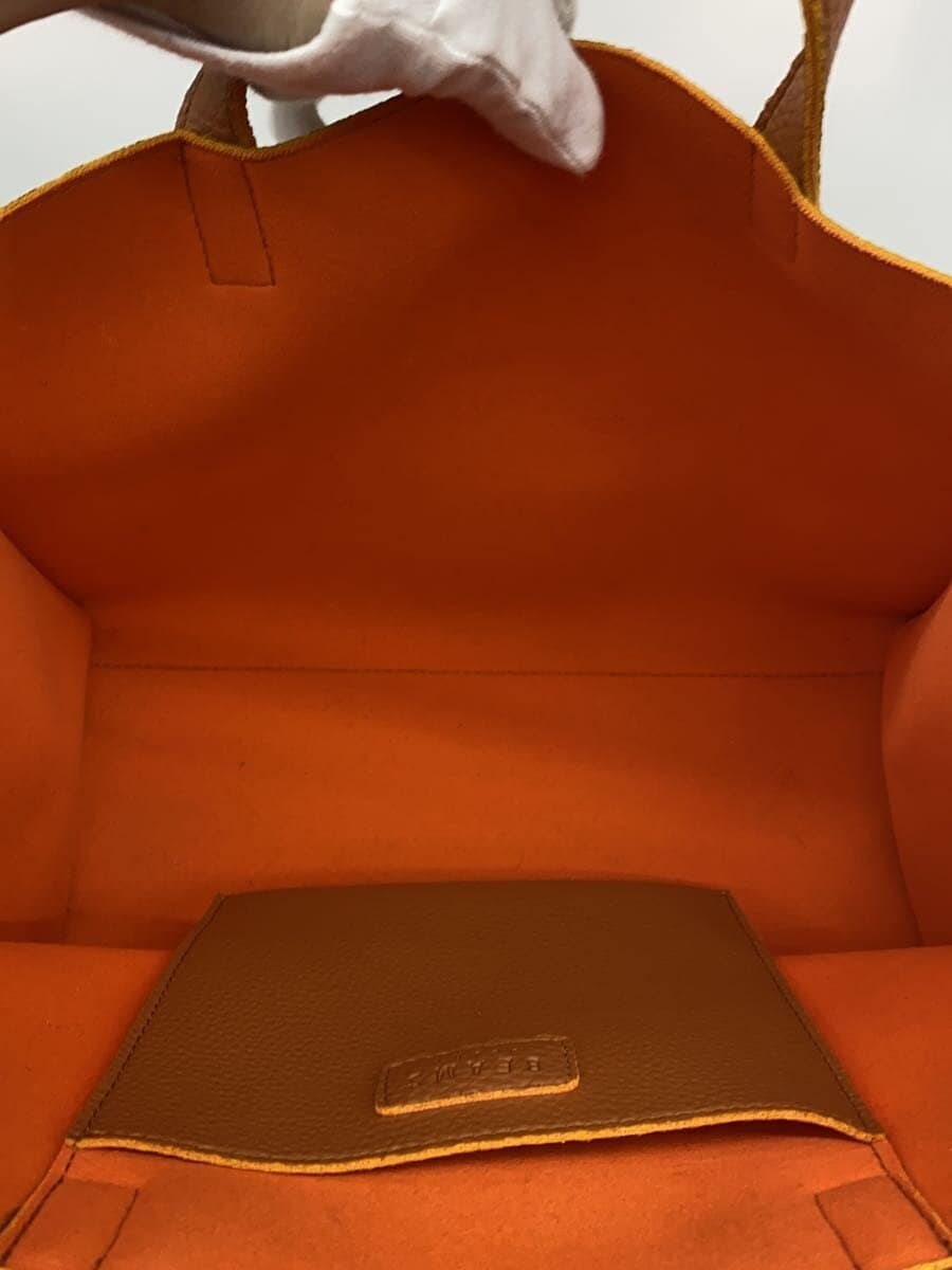 BEAMS Handbag Leather ORN Solid 6