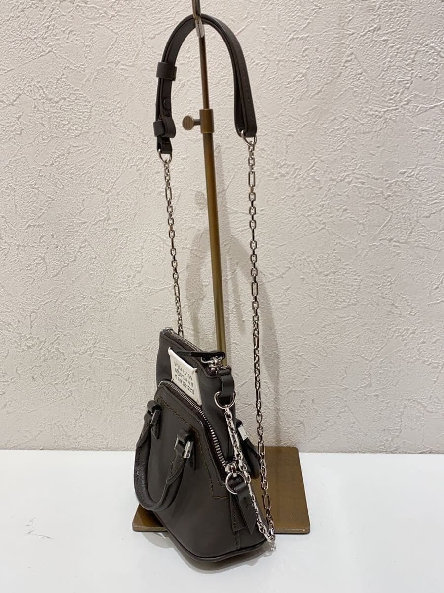 Maison Margiela Shoulder Bag Leather GRY SB3WG0025 2