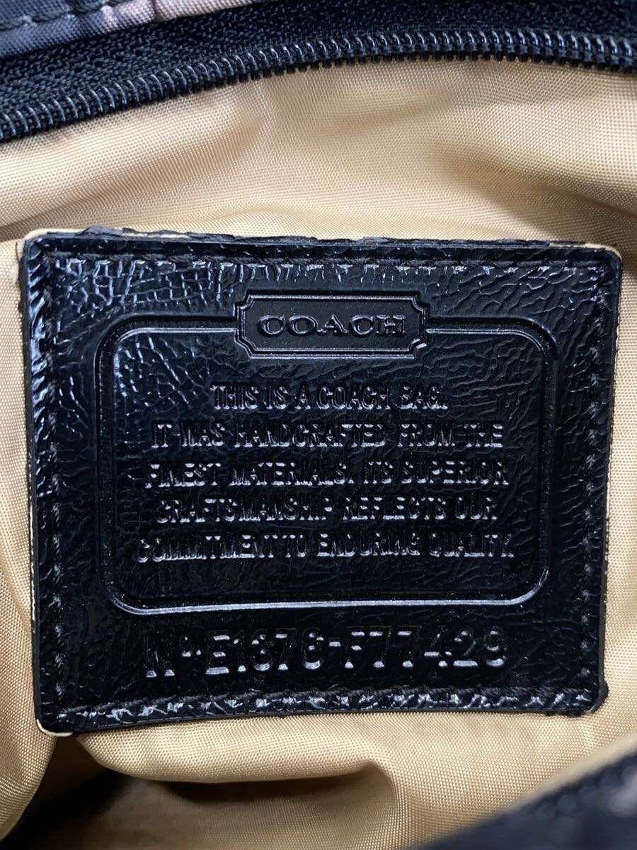 COACH Leopard Print Shoulder Bag Nylon BEG Animal Print e1376-f77429 4