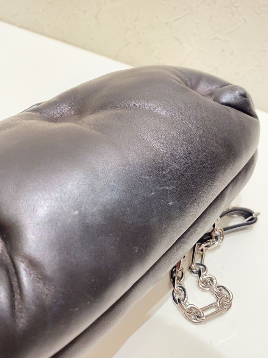 Maison Margiela Glam Slam Shoulder Bag Leather Black Plain Model No: S56WF0161 7