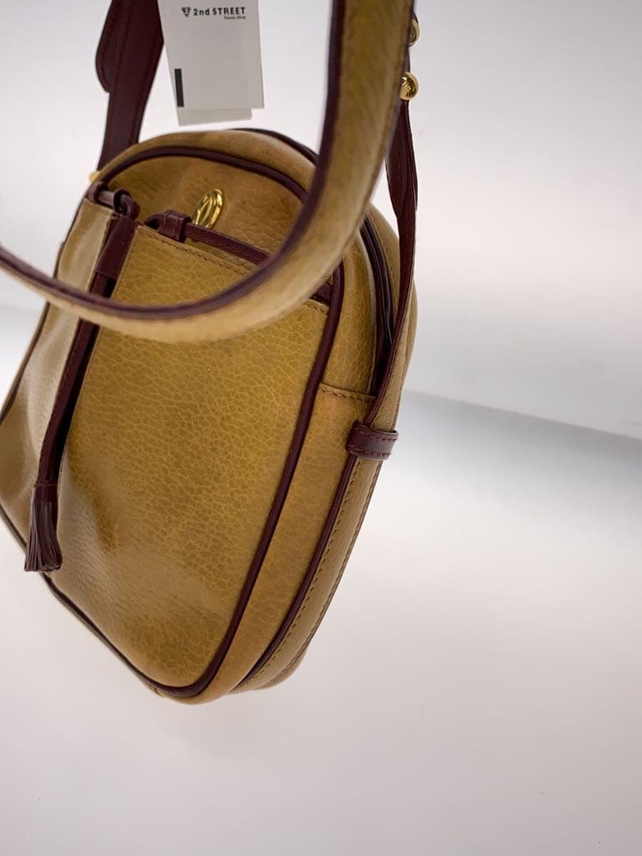 Cartier Must Line Shoulder Bag Leather YLW Solid 2