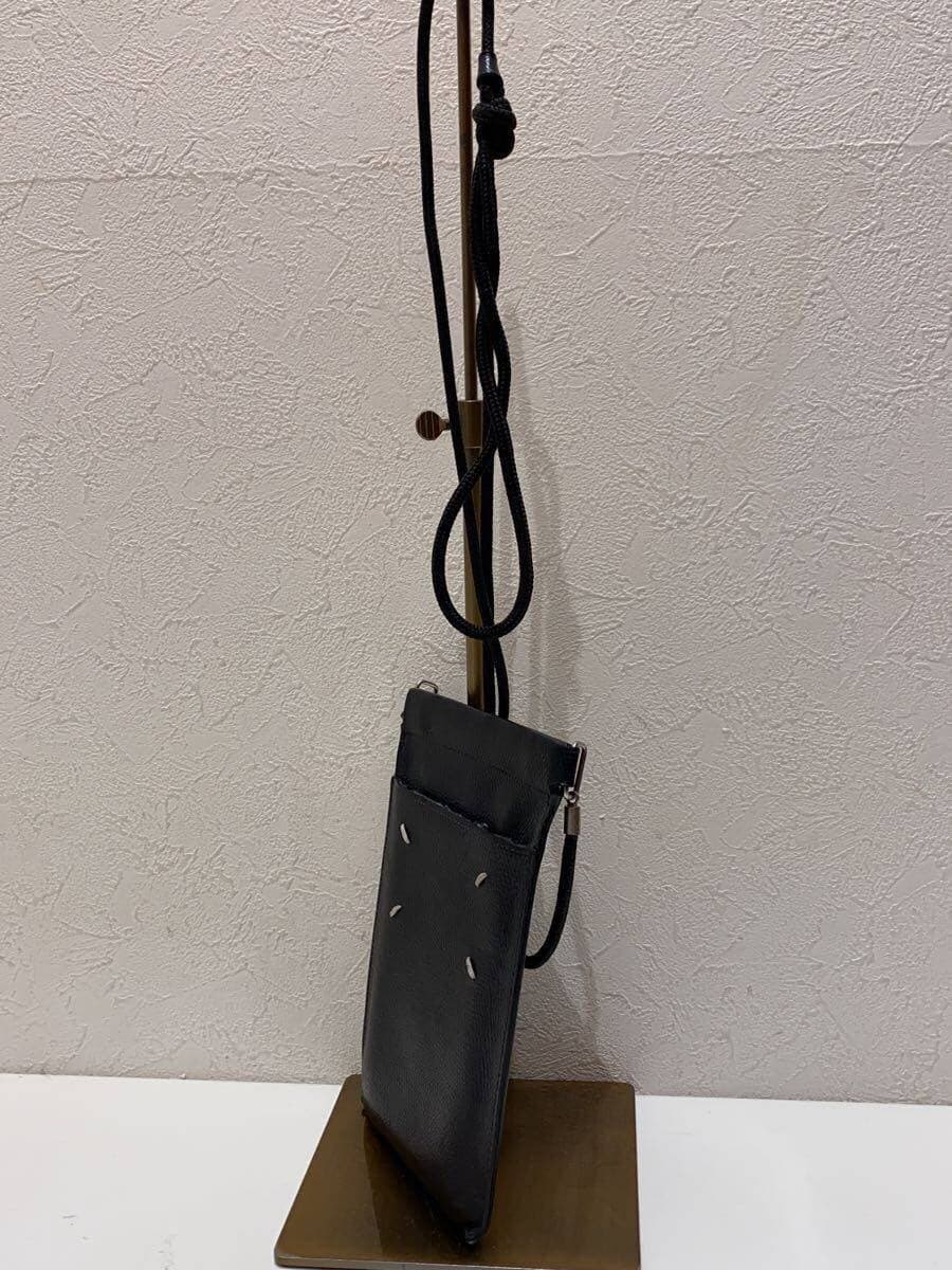 Maison Margiela Document Holder Shoulder Bag Leather BLK S55UI0207 With Wear 2