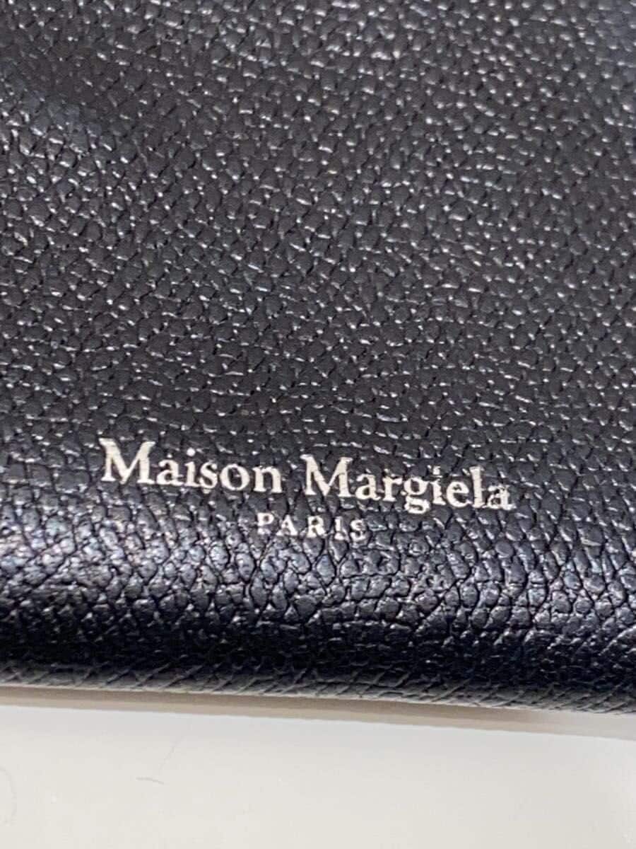 Maison Margiela Document Holder Shoulder Bag Leather BLK S55UI0207 With Wear 5