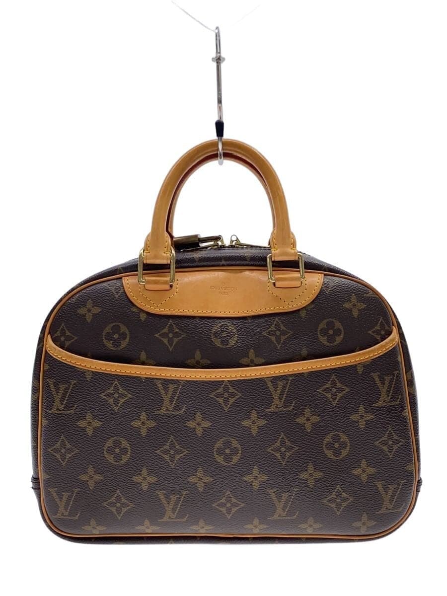 LOUIS VUITTON 1) Trouville Monogram Canvas PVC BRW Allover Pattern M42228