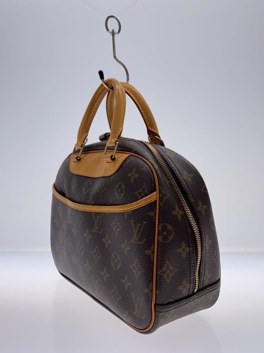 LOUIS VUITTON 1) Trouville Monogram Canvas PVC BRW Allover Pattern M42228 2