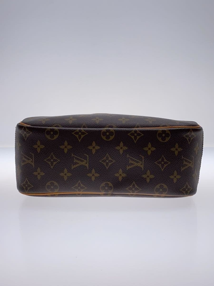 LOUIS VUITTON 1) Trouville Monogram Canvas PVC BRW Allover Pattern M42228 4