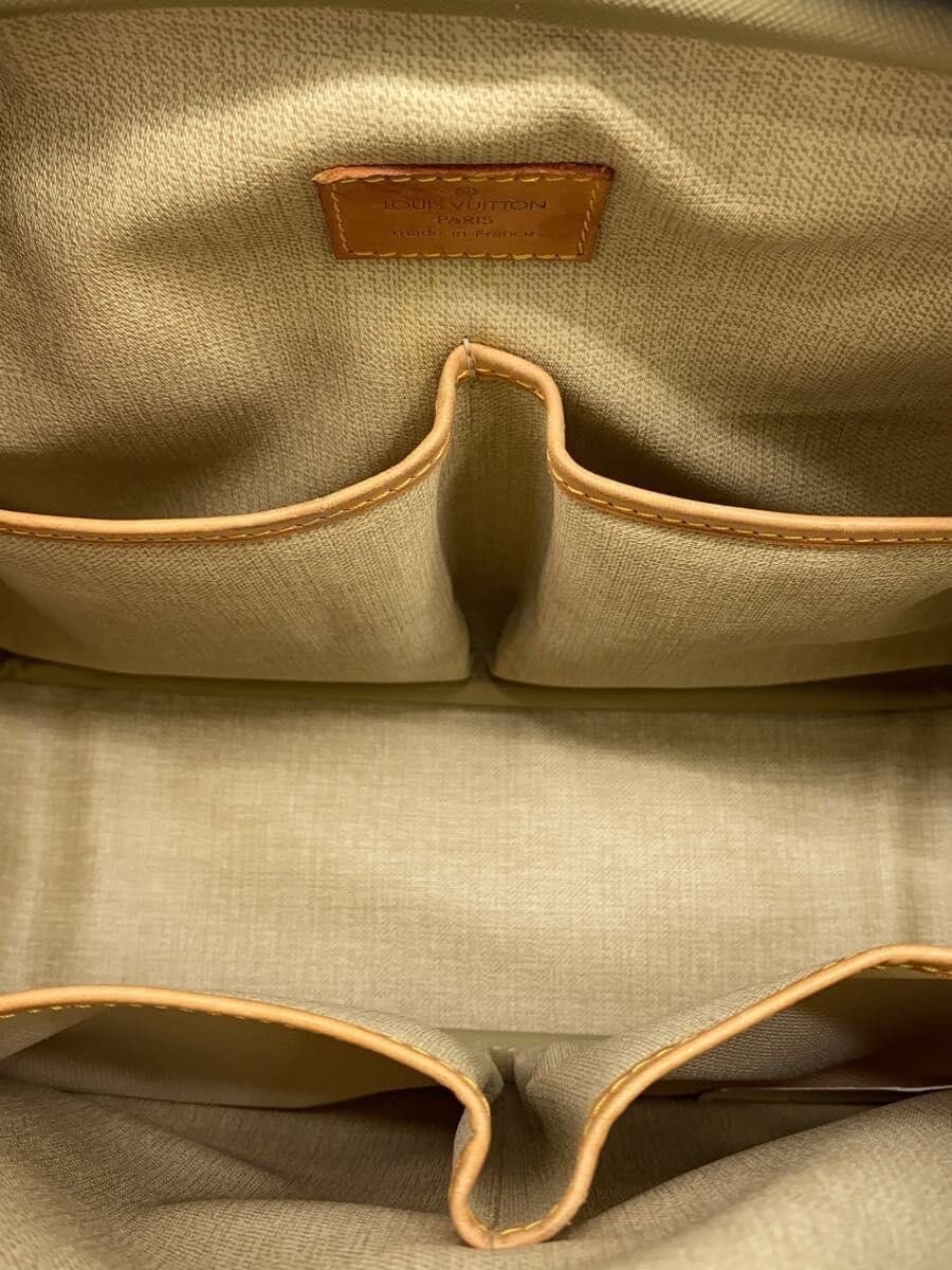 LOUIS VUITTON 1) Trouville Monogram Canvas PVC BRW Allover Pattern M42228 6